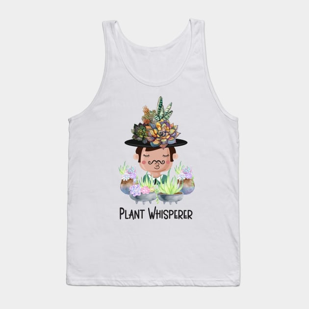 Plant Whisperer Tank Top by Athikan
